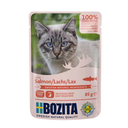 Bozita Häppchen in Sauce mit Lachs