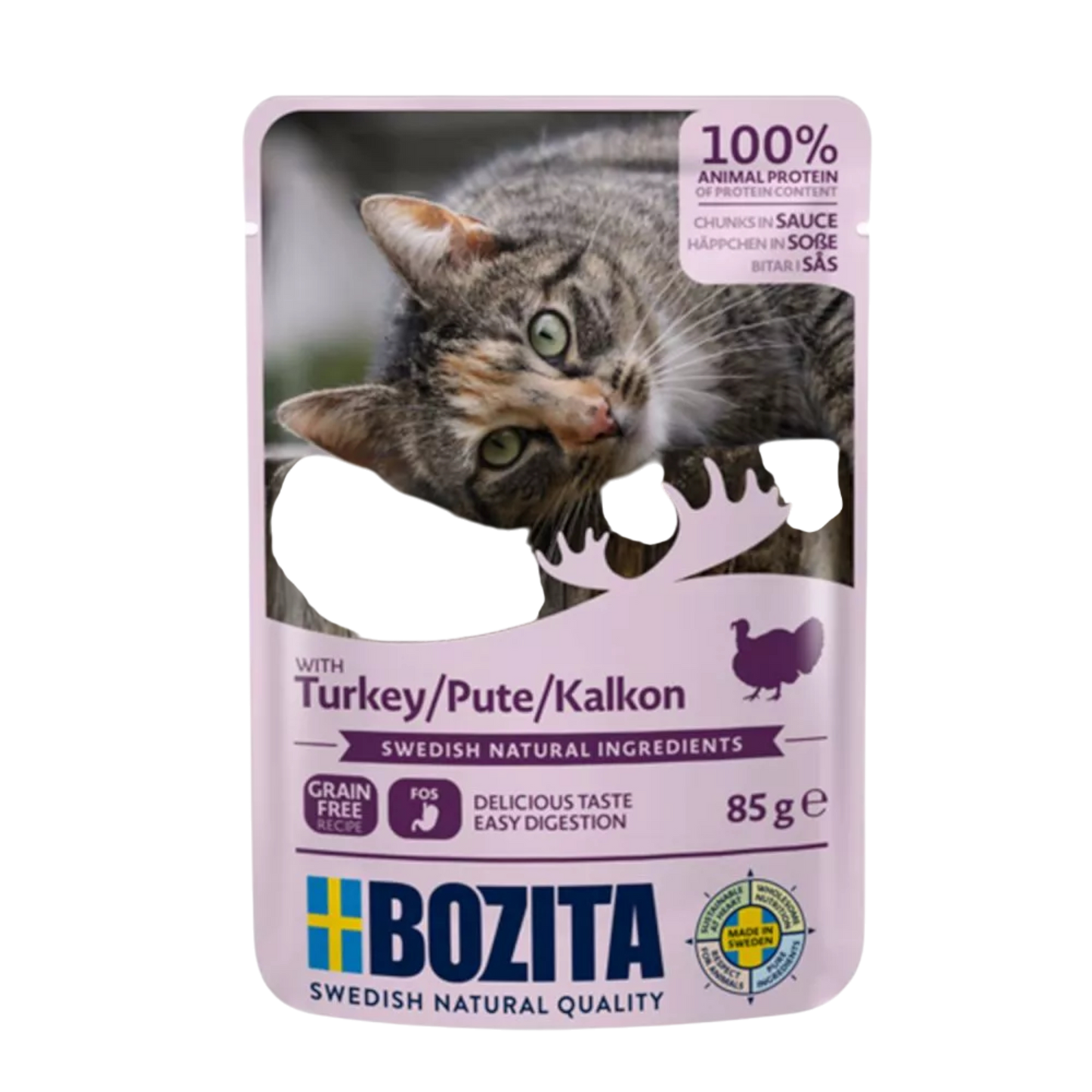 Bozita Häppchen in Sauce mit Pute