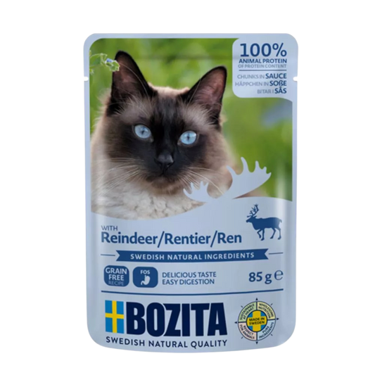 Bozita Häppchen in Sauce mit Rentier