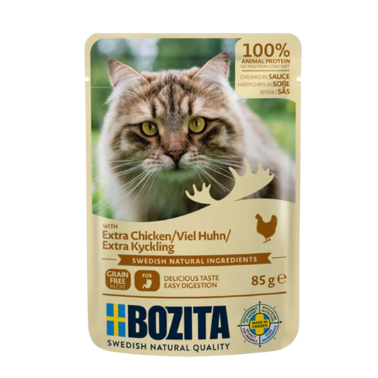 Bozita Häppchen in Sauce mit viel Hühnchen