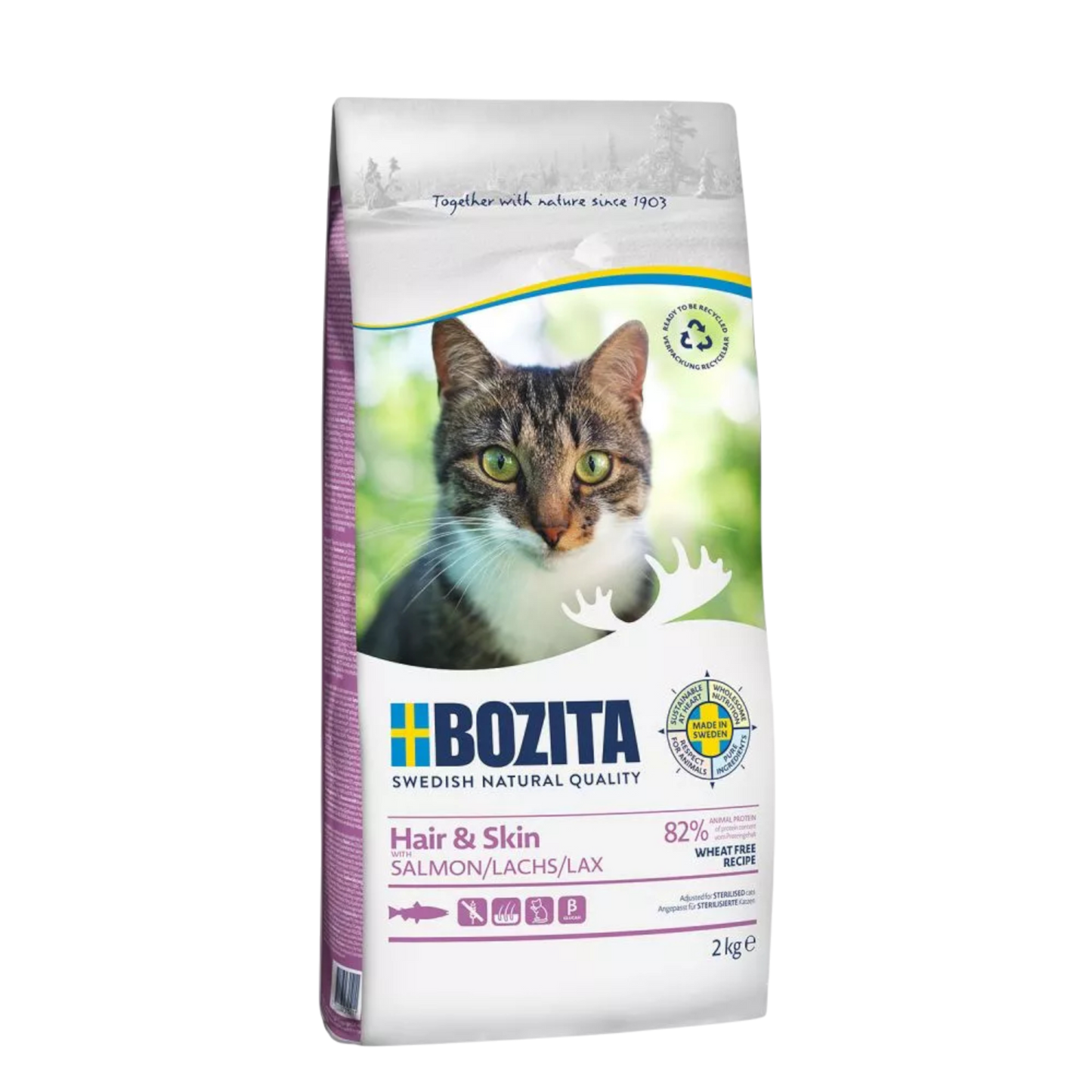 Bozita Hair & Skin Wheat Free mit Lachs