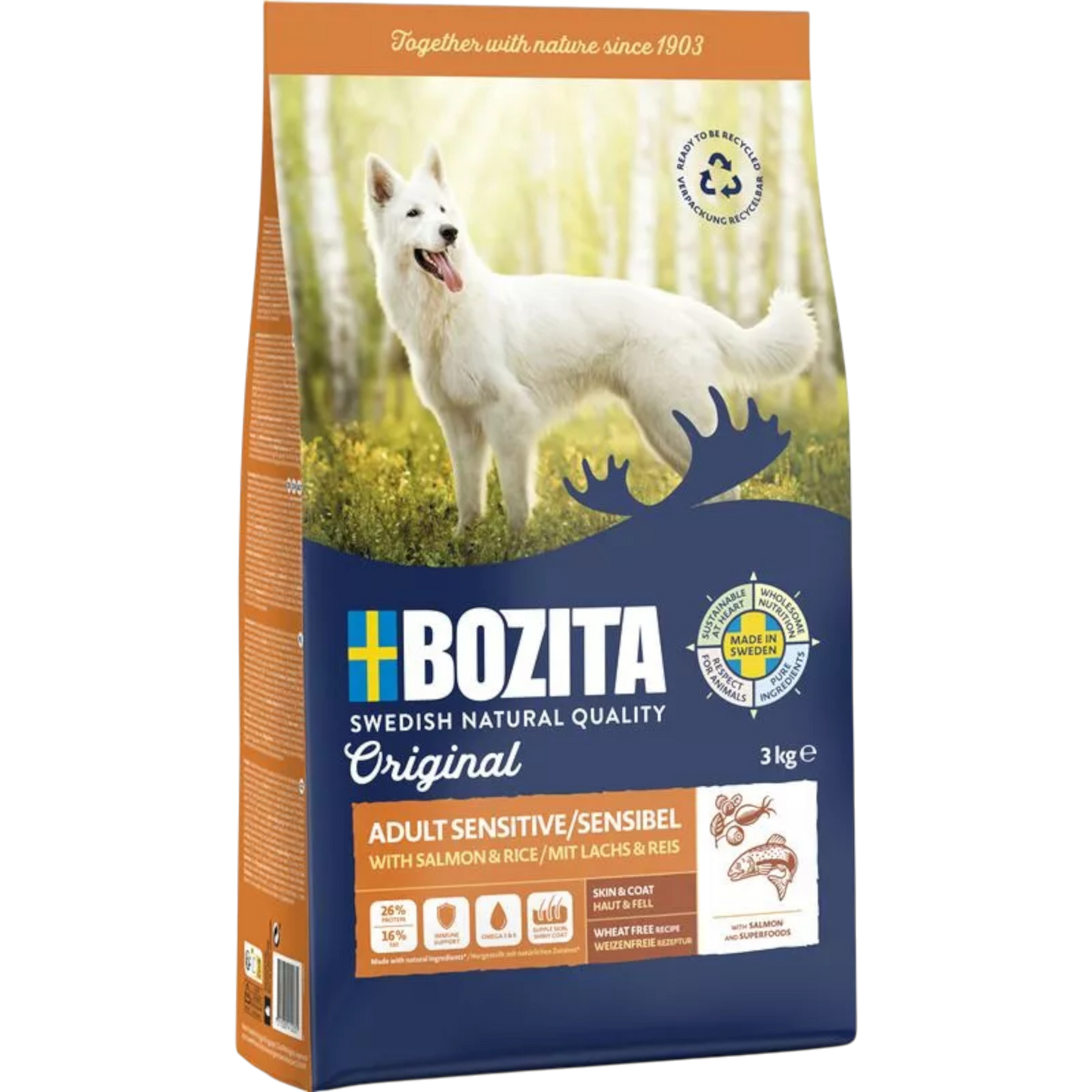 Bozita Original Adult Sensitive mit Lachs & Reis