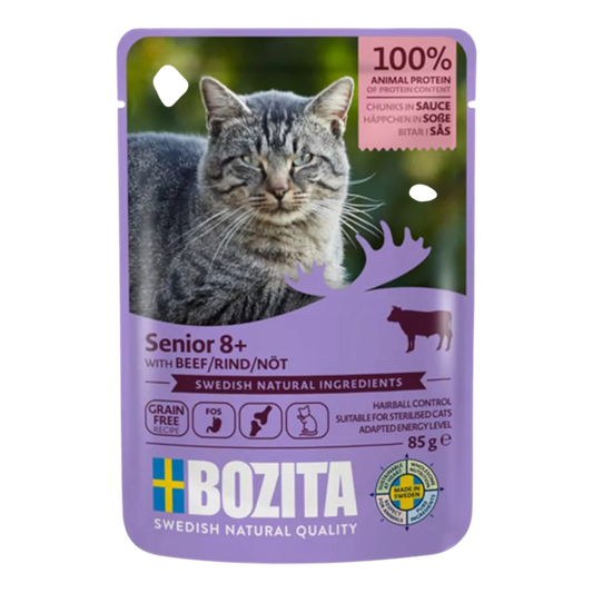 Bozita Senior 8+ Häppchen in Sauce mit Rind