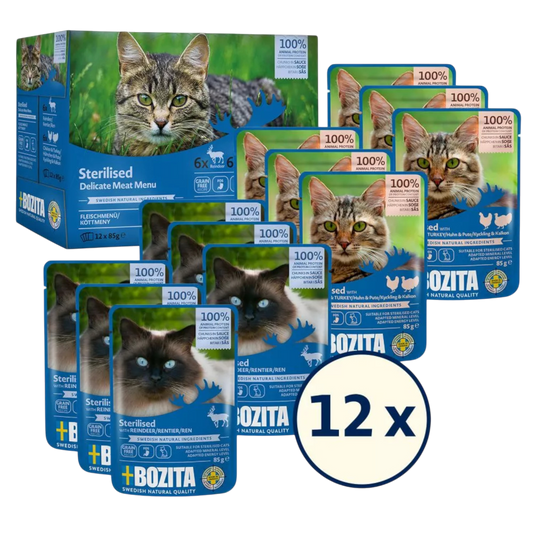 Bozita Sterilised Häppchen in Sauce Multibox