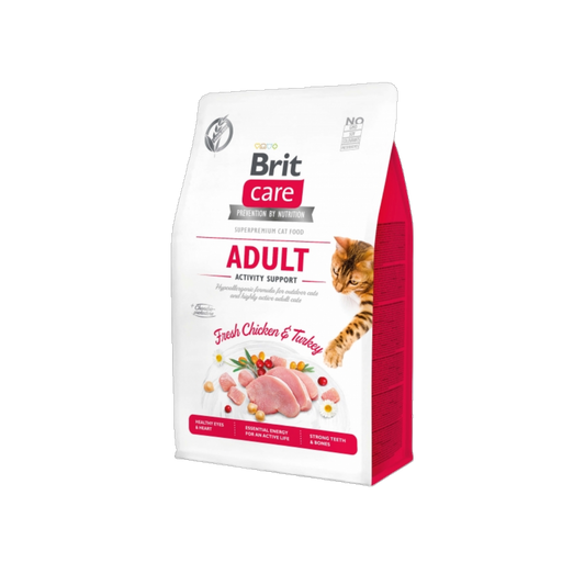 Brit Care Cat - Für aktive Katzen & Freigänger – mit frischem Huhn & Pute
