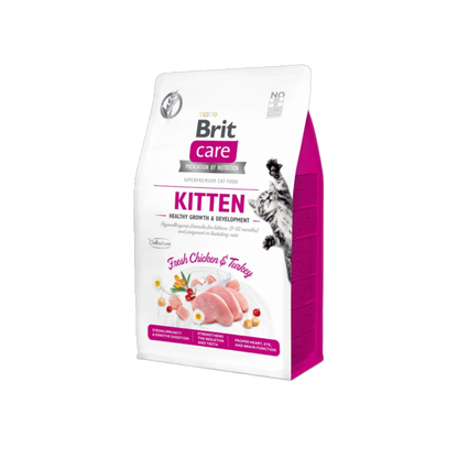 Brit Care Cat - Für junge Kätzchen und trächtige & säugende Katzen - mit frischem Huhn & Truthahn