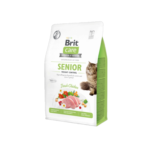 Brit Care Cat - Für ältere Katzen - mit frischem Huhn
