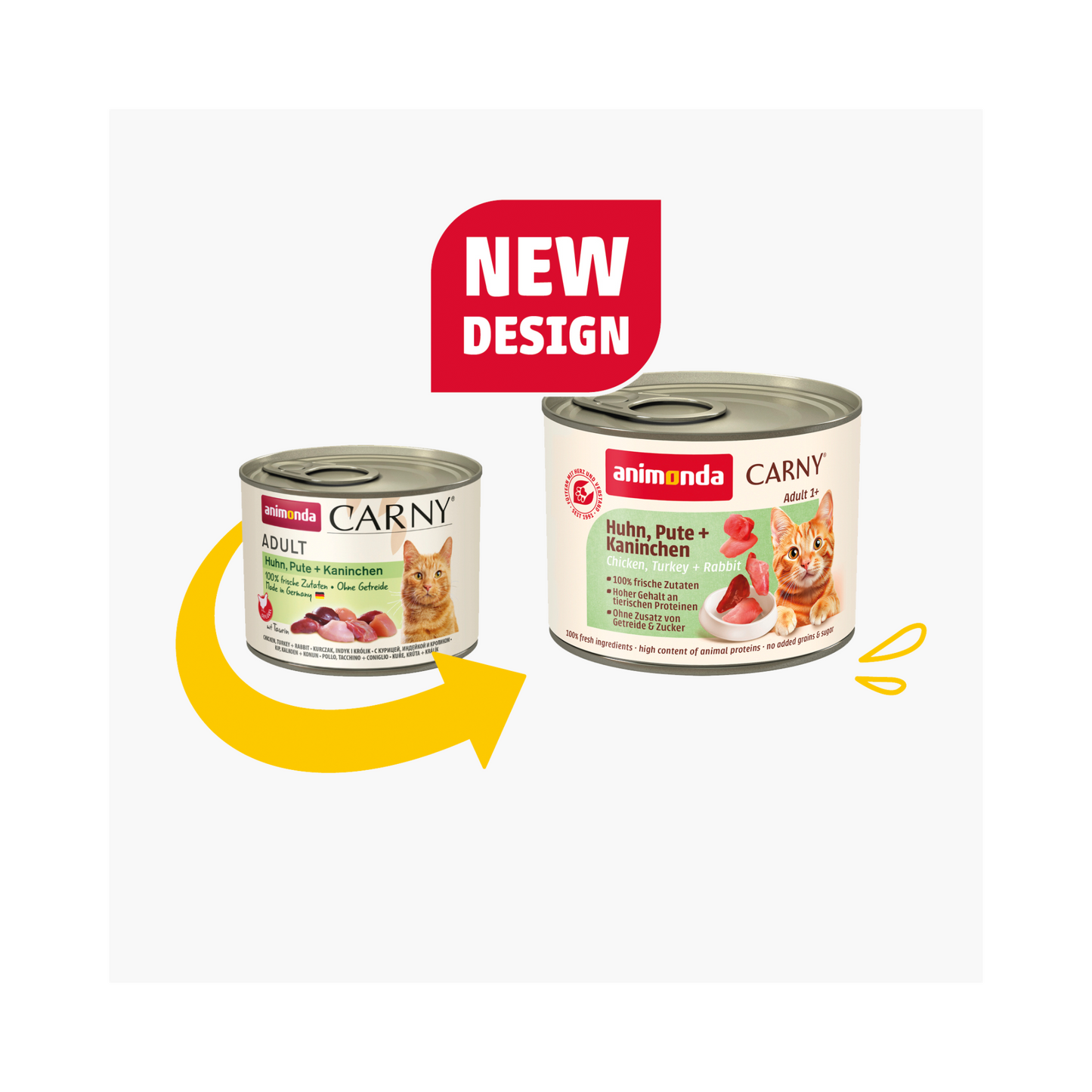Carny Adult Huhn, Pute + Kaninchen – Reiner Fleischgenuss mit feiner Vielfalt
