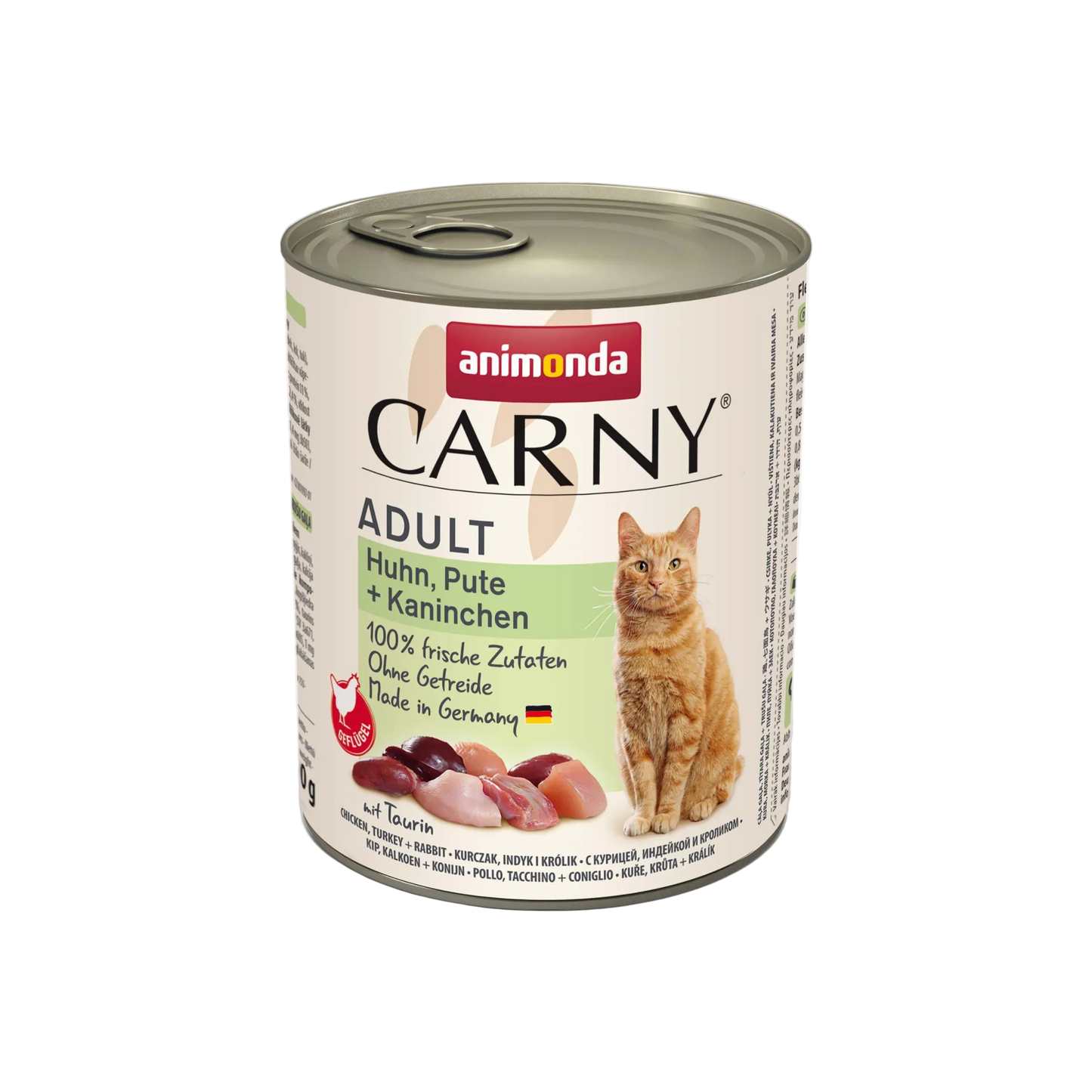 Carny Adult Huhn, Pute + Kaninchen – Reiner Fleischgenuss mit feiner Vielfalt