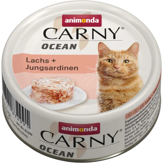 Carny Adult Ocean Lachs + Jungsardinen – Fischgenuss mit Mehrwert