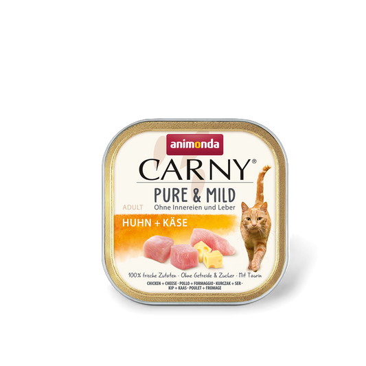 Carny Adult Pure & Mild Huhn + Käse – mild, ausgewogen, besonders bekömmlich