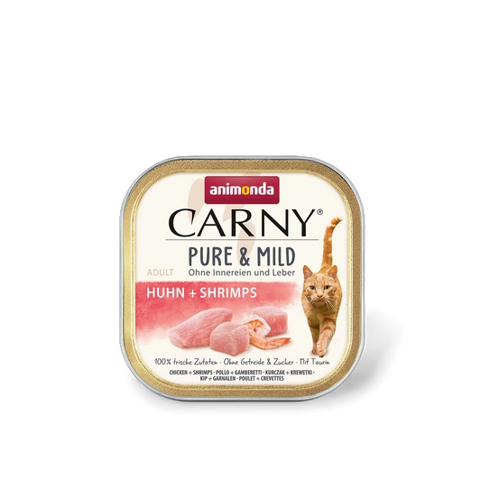 Carny Adult Pure & Mild Huhn + Shrimps – mildes Premium-Konzept mit maritimer Note