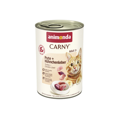Carny Adult Pute + Hühnchenleber – Geflügelkompetenz klar umgesetzt