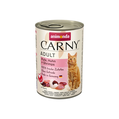Carny Adult Pute, Huhn + Shrimps – Geflügel trifft Meeresdelikatesse