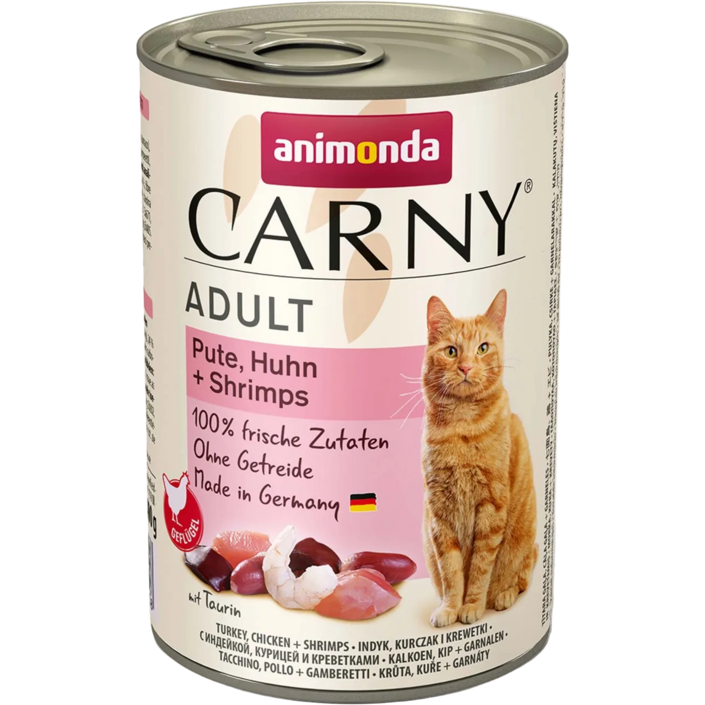 Carny Adult Pute, Huhn + Shrimps – Geflügel trifft Meeresdelikatesse