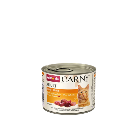 Carny Adult Rind + Huhn – Purer Fleischgenuss für Katzen