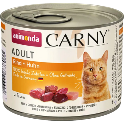Carny Adult Rind + Huhn – Purer Fleischgenuss für Katzen