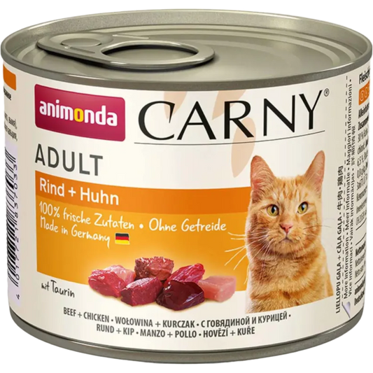 Carny Adult Rind + Huhn – Purer Fleischgenuss für Katzen