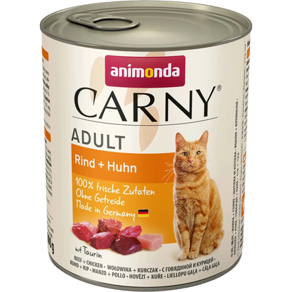Carny Adult Rind + Huhn – Purer Fleischgenuss für Katzen