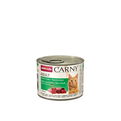 Carny Adult Rind, Pute + Kaninchen – Fleischvielfalt mit Premium-Anspruch