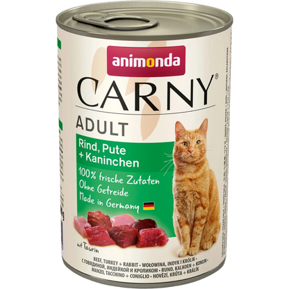 Carny Adult Rind, Pute + Kaninchen – Fleischvielfalt mit Premium-Anspruch
