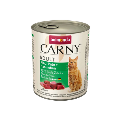 Carny Adult Rind, Pute + Kaninchen – Fleischvielfalt mit Premium-Anspruch