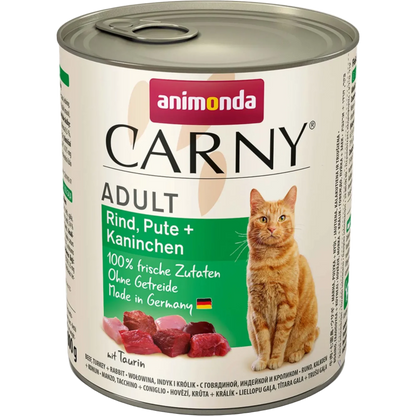 Carny Adult Rind, Pute + Kaninchen – Fleischvielfalt mit Premium-Anspruch
