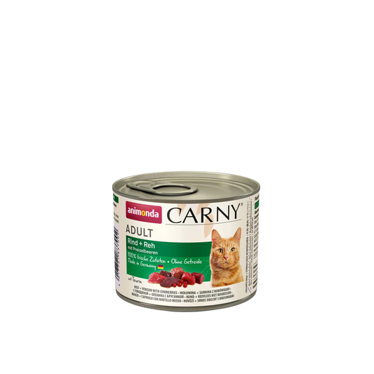 Carny Adult Rind + Reh mit Preiselbeeren – Wildgenuss mit feiner Fruchtnote