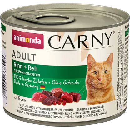 Carny Adult Rind + Reh mit Preiselbeeren – Wildgenuss mit feiner Fruchtnote