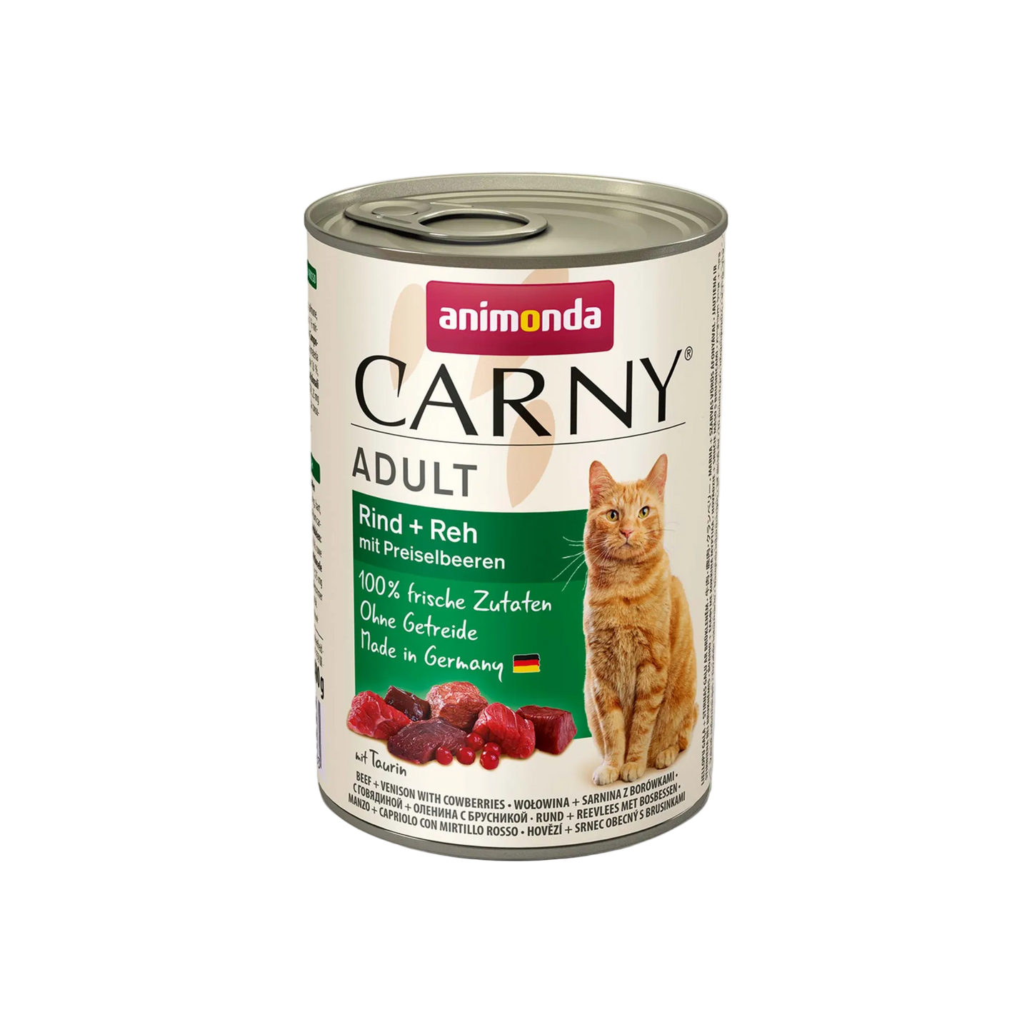 Carny Adult Rind + Reh mit Preiselbeeren – Wildgenuss mit feiner Fruchtnote