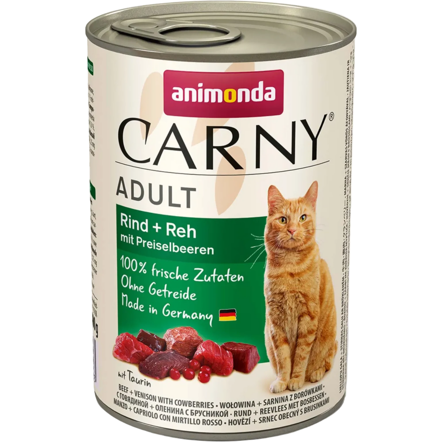 Carny Adult Rind + Reh mit Preiselbeeren – Wildgenuss mit feiner Fruchtnote
