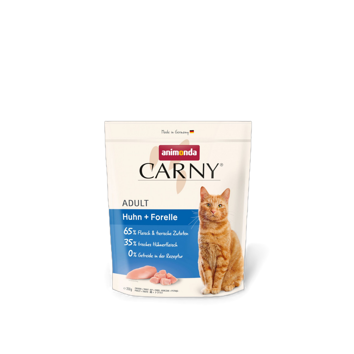 Carny Adult Trockenfutter Huhn + Forelle – knusprige Premium-Nahrung mit Fleisch & Fisch