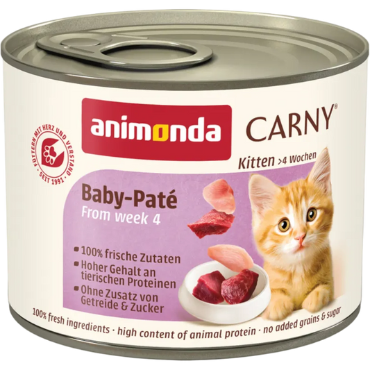 Carny Kitten Baby-Paté – optimaler Einstieg in die feste Nahrung