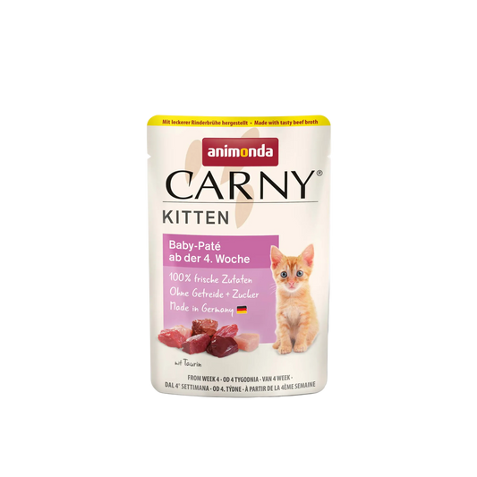 Carny Kitten Baby-Paté – sanfter Einstieg in ein gesundes Katzenleben