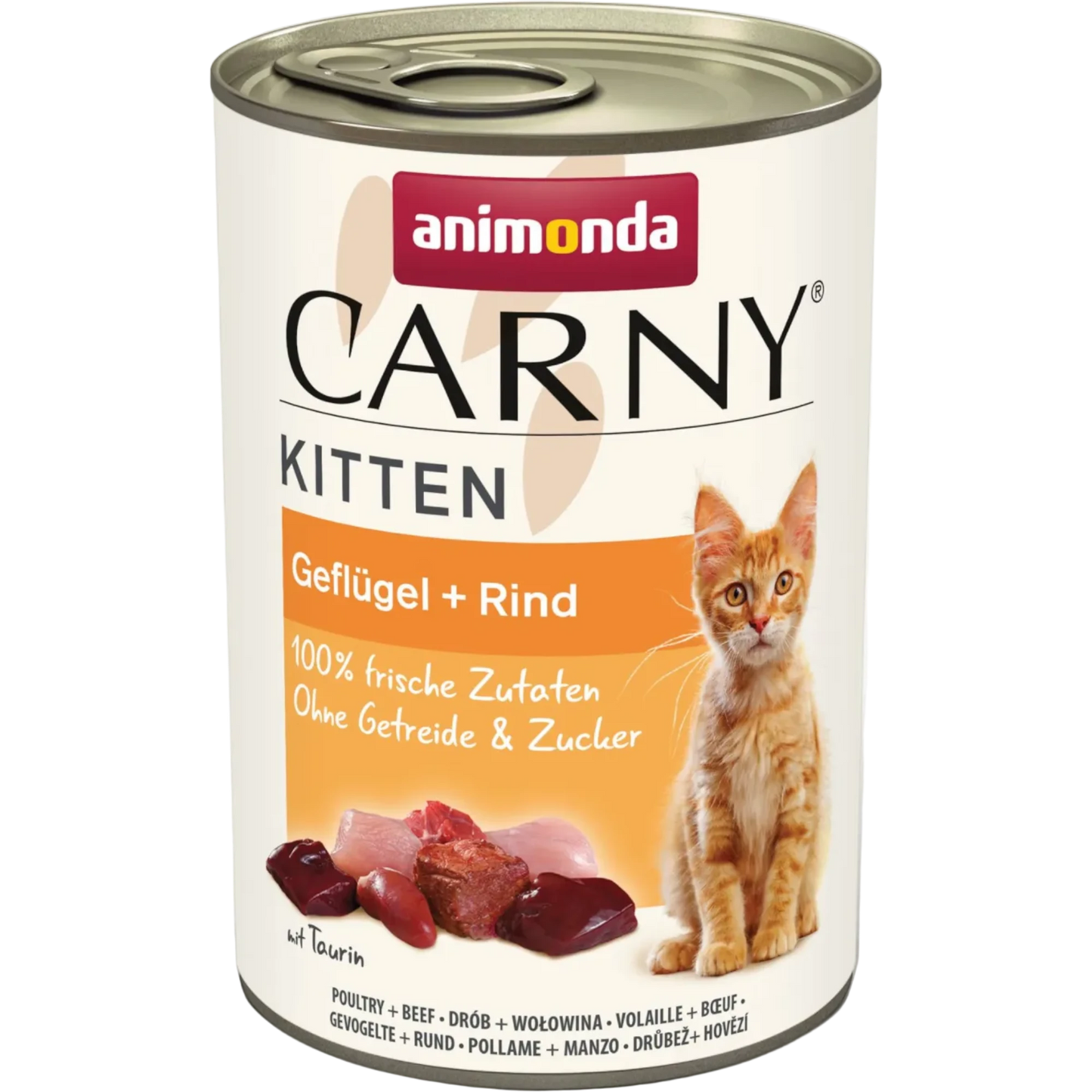 Carny Kitten Geflügel + Rind – solides Wachstumsfundament von Tag eins an