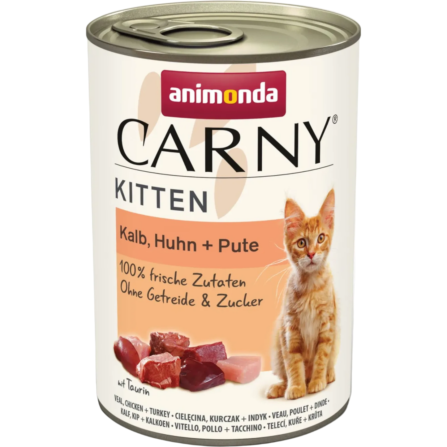 Carny Kitten Kalb, Huhn + Pute – starker Start für wachsende Kätzchen