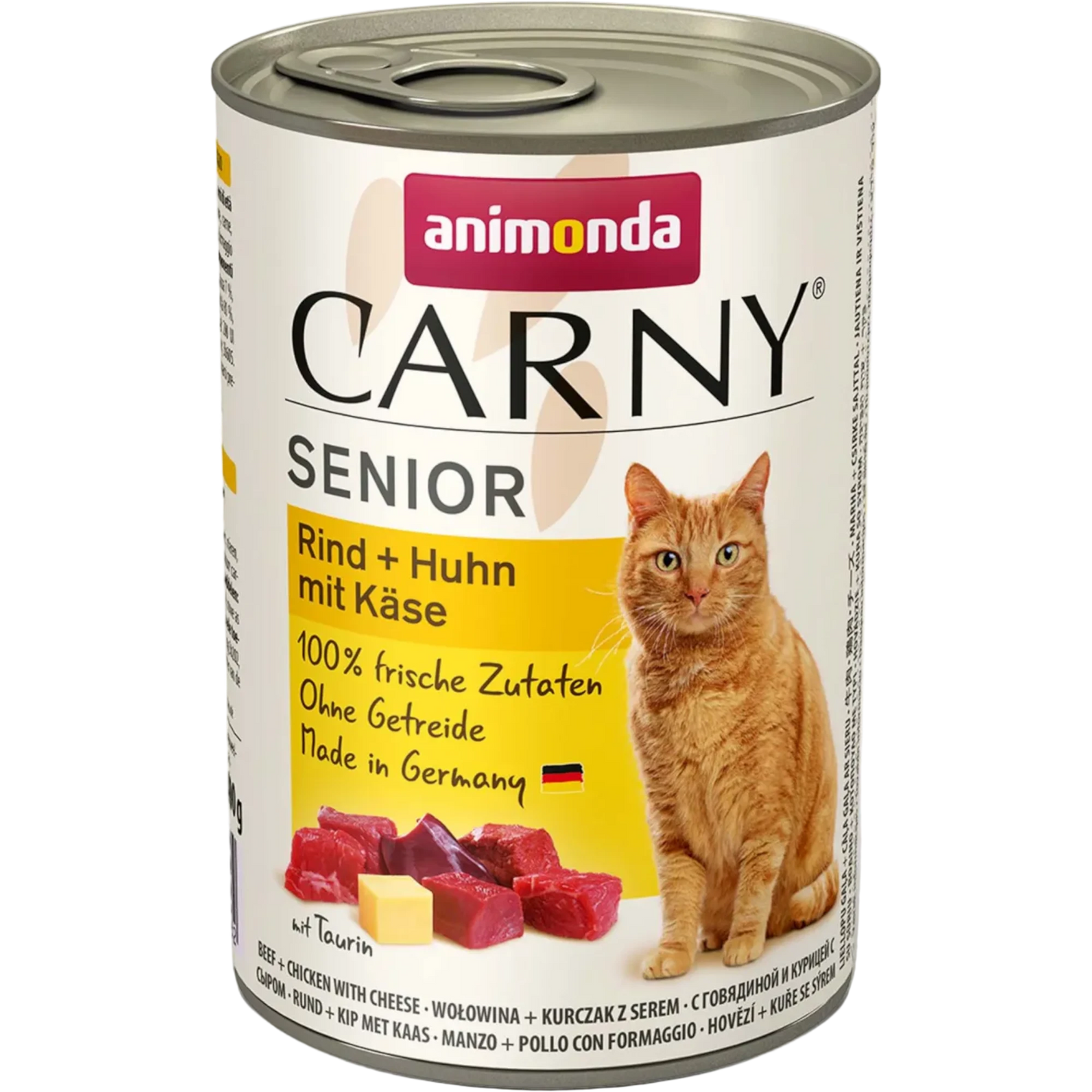 Carny Senior Rind + Huhn mit Käse – Genusskonzept für reife Katzen