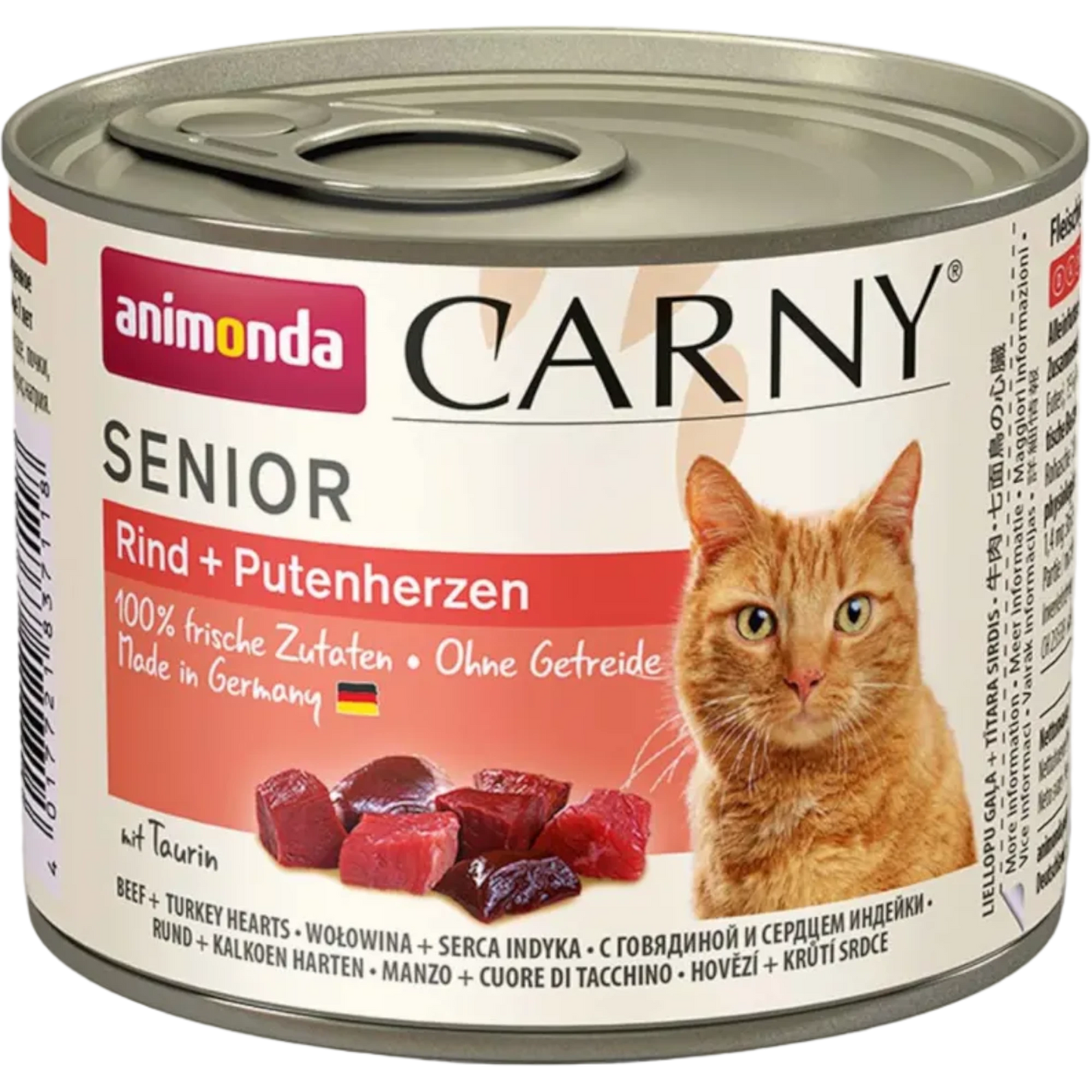 Carny Senior Rind + Putenherzen – Kraftvoller Fleischgenuss für reife Katzen