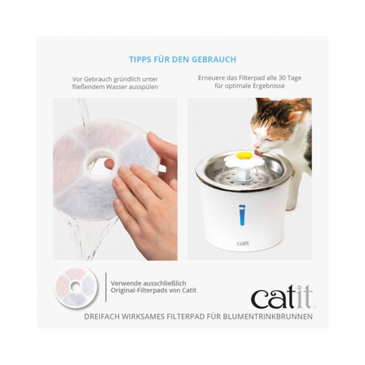 Catit Triple Action Filter – rahmenlos & ressourcenschonend für gesünderes Trinkwasser