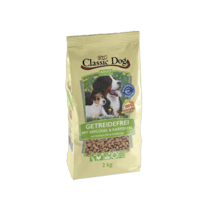 Classic Dog Geflügel & Kartoffel – Trockenfutter ohne Getreide
