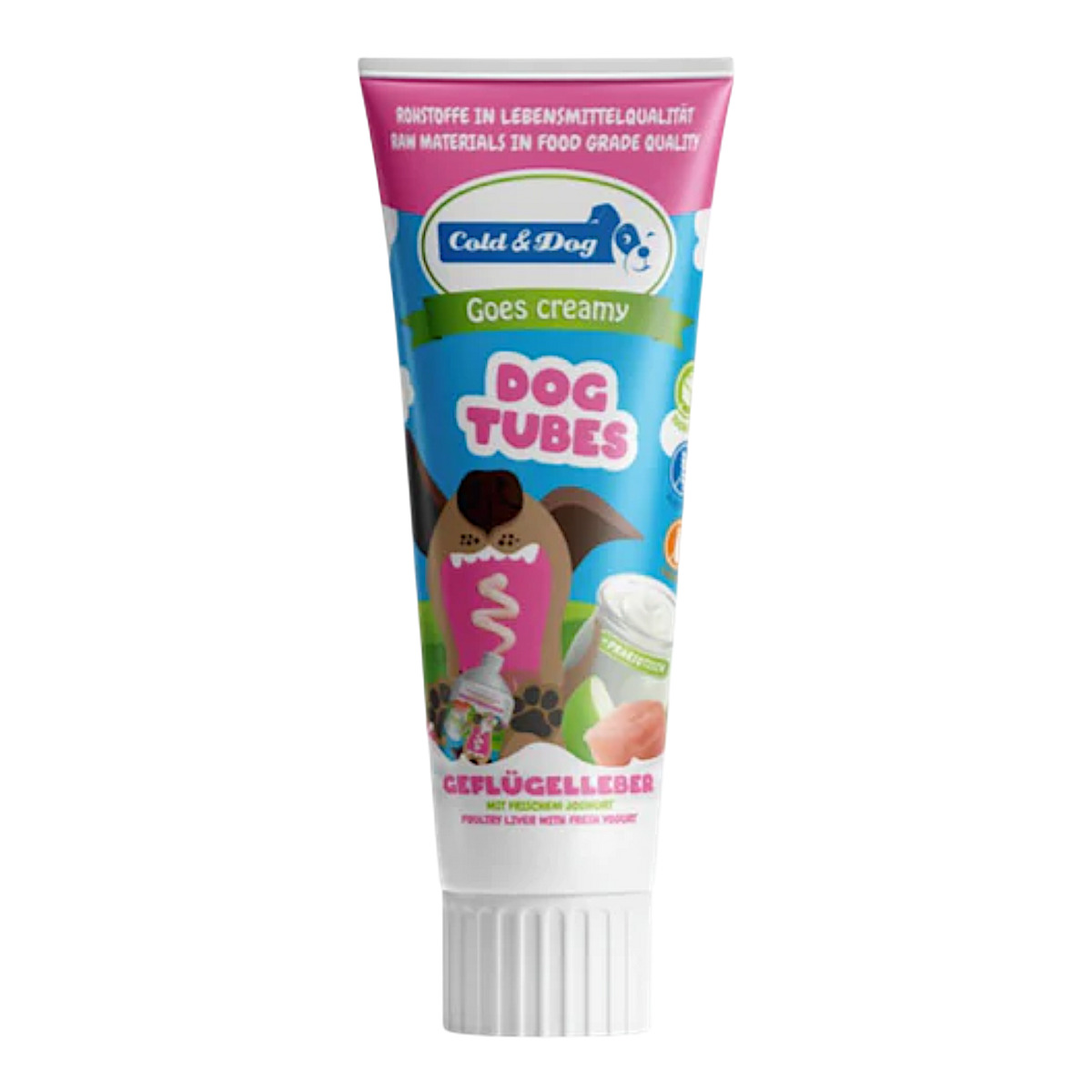 Cold & Dog - Dogtubes Hühnchenleber & Apfel