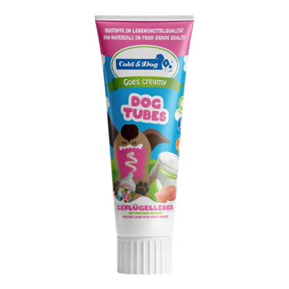 Cold & Dog - Dogtubes Hühnchenleber & Apfel
