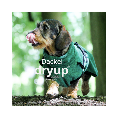 DRYUP CAPE Dackel & Co – Hundebademantel für langrückige Rassen