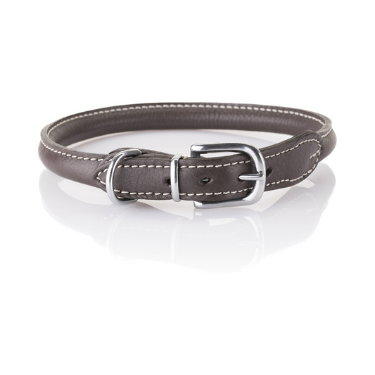 Knuffelwuff weiches Echtleder Rundhalsband Hoopa