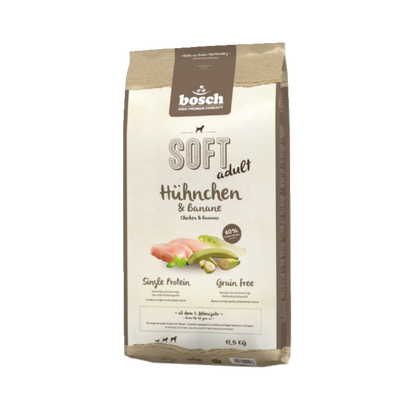 bosch SOFT+ - Hühnchen & Banane – Für Feinschmecker mit sensibler Verdauung