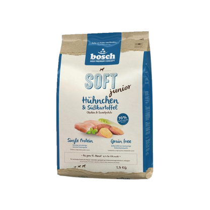 bosch SOFT Junior - Hühnchen & Süßkartoffel – Der sanfte Start ins Leben