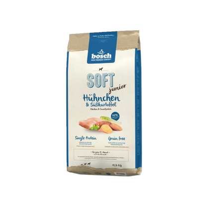 bosch SOFT Junior - Hühnchen & Süßkartoffel – Der sanfte Start ins Leben