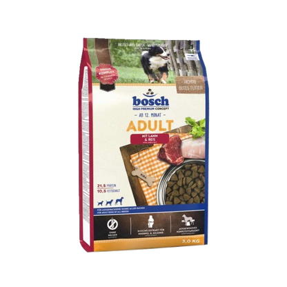 bosch ADULT - Lamm & Reis – Schonende Vollnahrung mit besten Zutaten