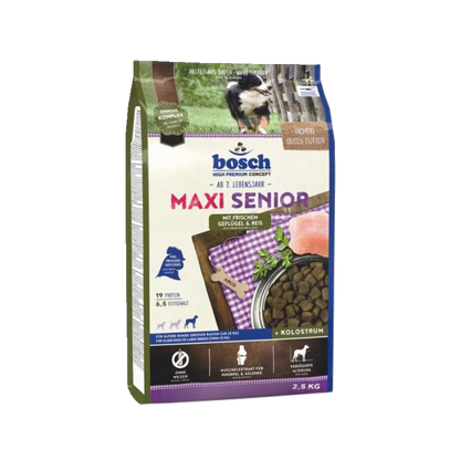 bosch Maxi Senior - Geflügel & Reis – Für ältere Hunde großer Rassen