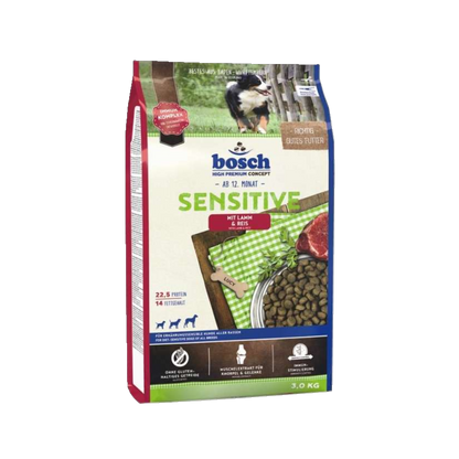 bosch Sensitive Lamm & Reis – Spezialnahrung für Hunde mit ernährungsbedingten Empfindlichkeiten